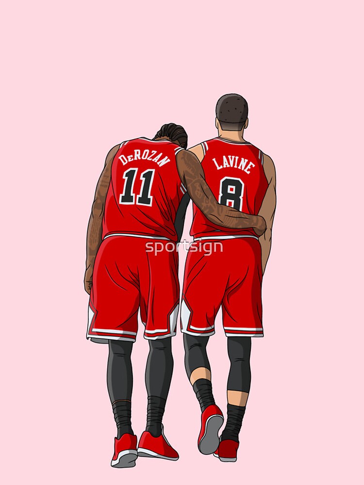 Demar Derozan and Zach Lavine  Bulls basketball, Basketball pictures, Da  bulls