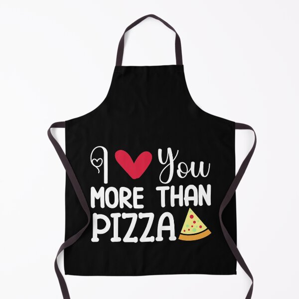 Aperçu de l'œuvre Je t'aime plus que la pizza, cadeau de Saint-Valentin pour amoureux créée et vendue par Sunnyhova.
