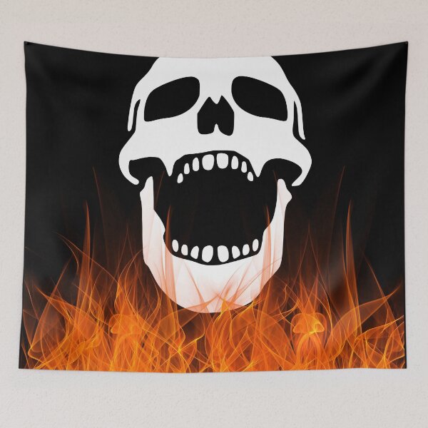 Item preview, Burning Skull Design designed and sold by Mark Cannon.