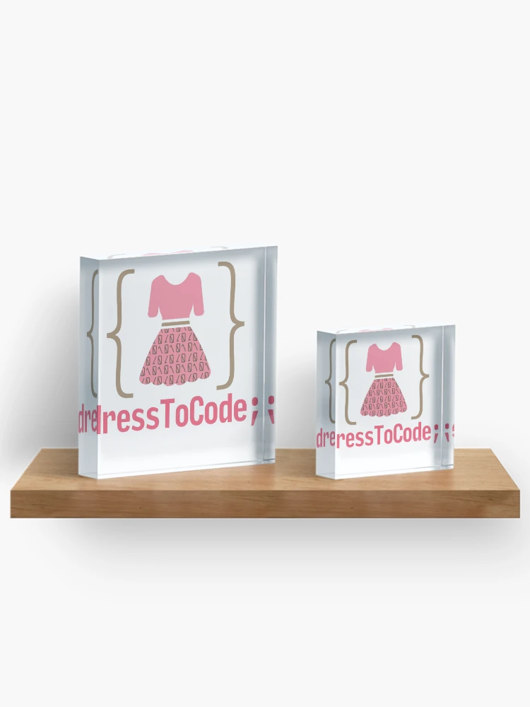 Thumbnail 3 of 5, Acrylic Block, Dress To Code designed and sold by Tristan Morrison.