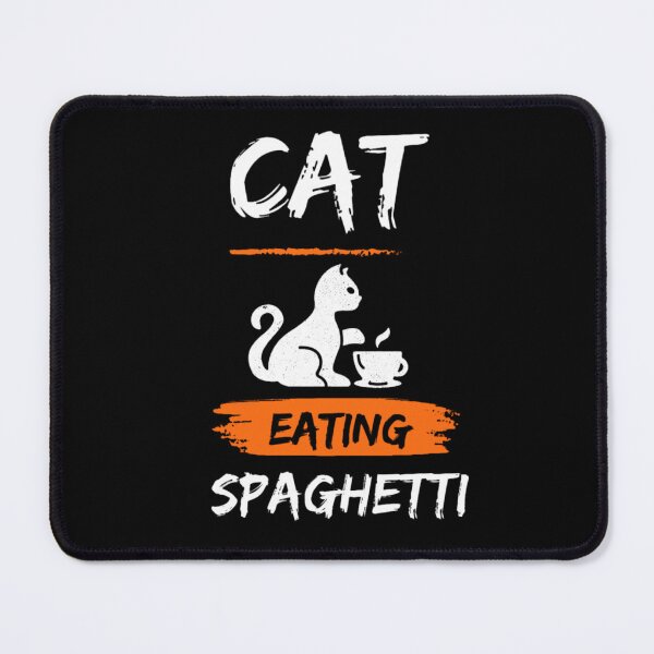 Item preview, Cat Eating Spaghetti With Fork designed and sold by kris-money.
