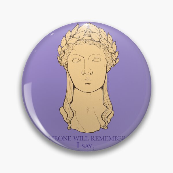 Item preview, Sappho (Poster Girl) designed and sold by ClassicsForPlebs.