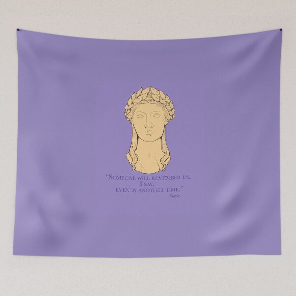 Item preview, Sappho (Poster Girl) designed and sold by ClassicsForPlebs.