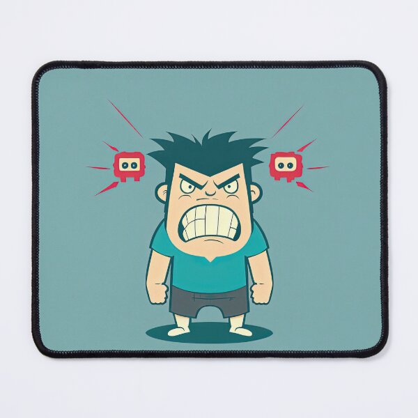 Item preview, angry gamer designed and sold by Chillapy.