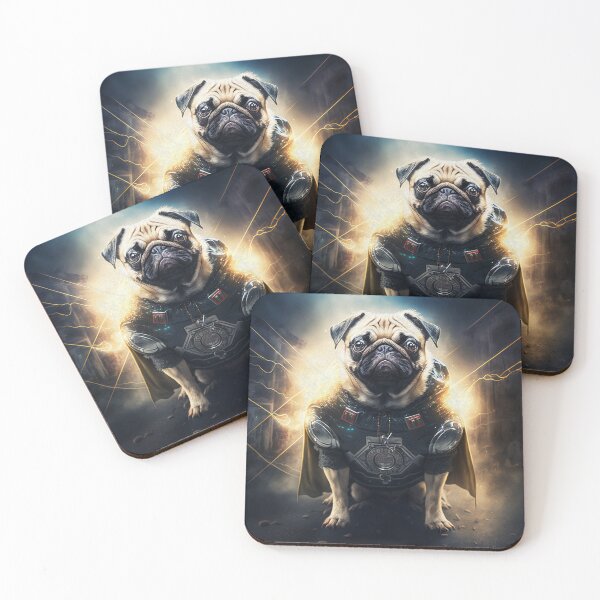 Artikelvorschau, The Hero Pug 1 entworfen und verkauft von Artistic Pandas.
