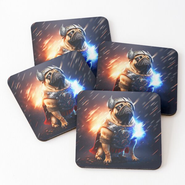 Artikelvorschau, The Hero Pug 4 entworfen und verkauft von Artistic Pandas.