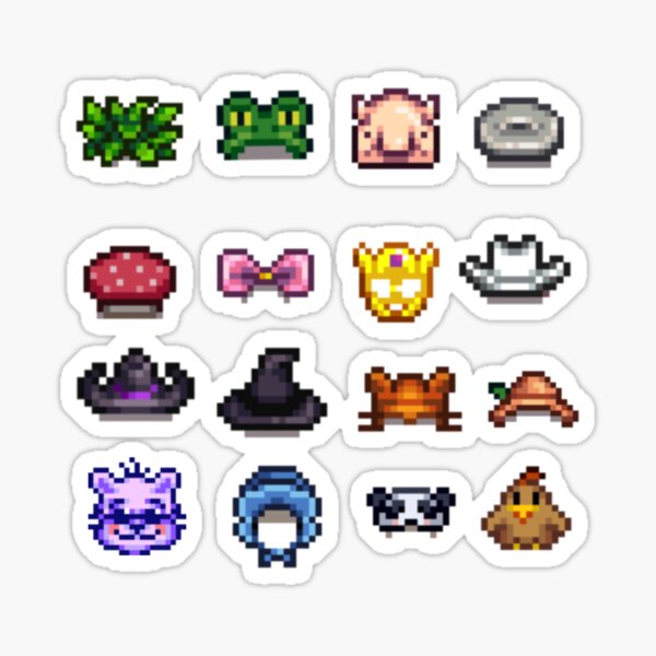 Aperçu de l'œuvre Chapeaux Stardew créée et vendue par Lecksi-.