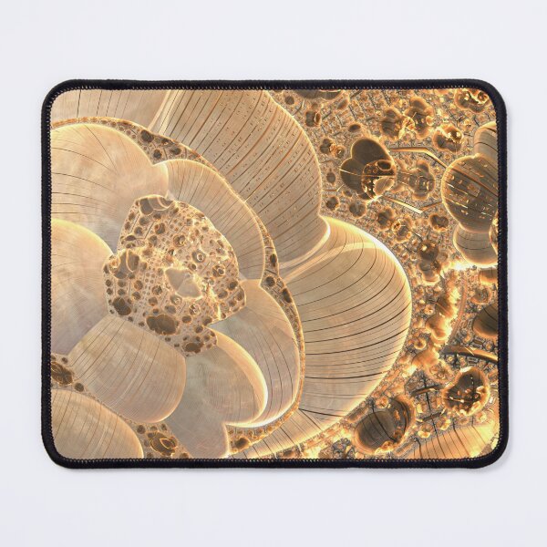 Item preview, Golden Flower Field 3d Fractal Art Abstract Art Digital Art designed and sold by Dr-Pen.