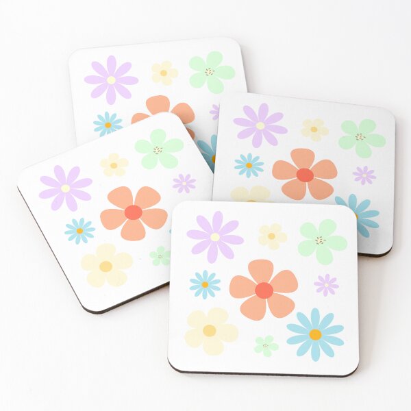 Item preview, Pastel flowers designed and sold by Good4Vibez.