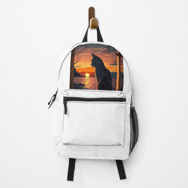 Item preview, cat looking at sunset designed and sold by Azhastor.