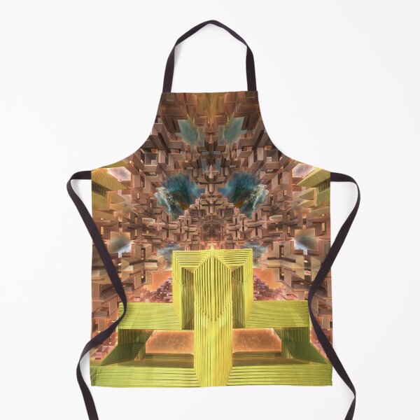 Item preview, Deco Metro Doors 3d Fractal Art Abstract Art Digital Art designed and sold by Dr-Pen.