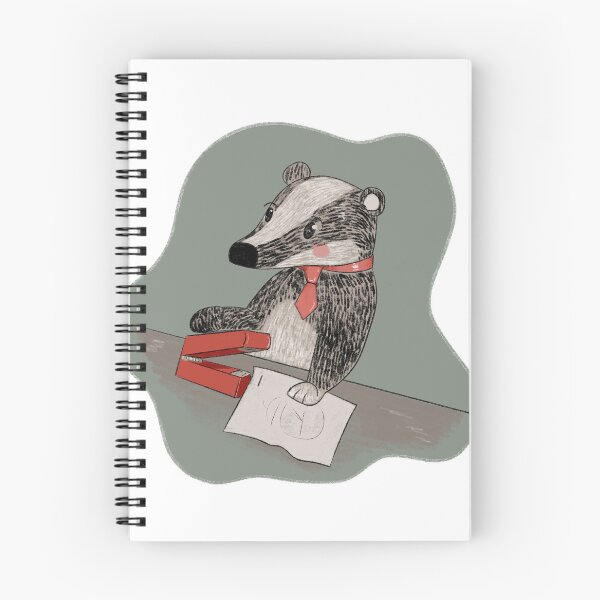 Item preview, Badger with stapler designed and sold by abbeyjor.