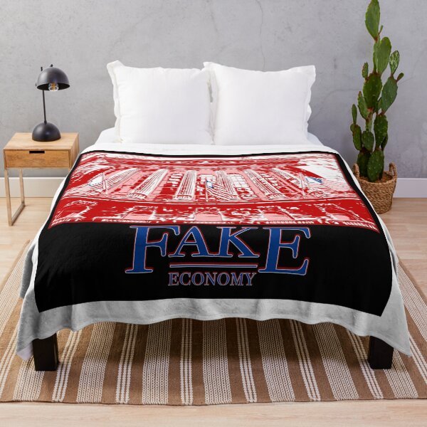 Item preview, Fake Economy - Wall Street New York Stock Exchange does well when everyone else suffers designed and sold by Signs for Dark Times.
