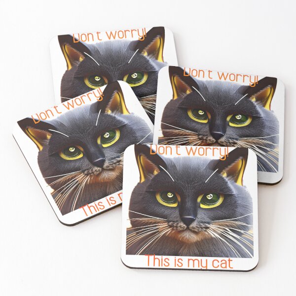 Item preview, Don't worry! This is my cat designed and sold by culturageekstor.