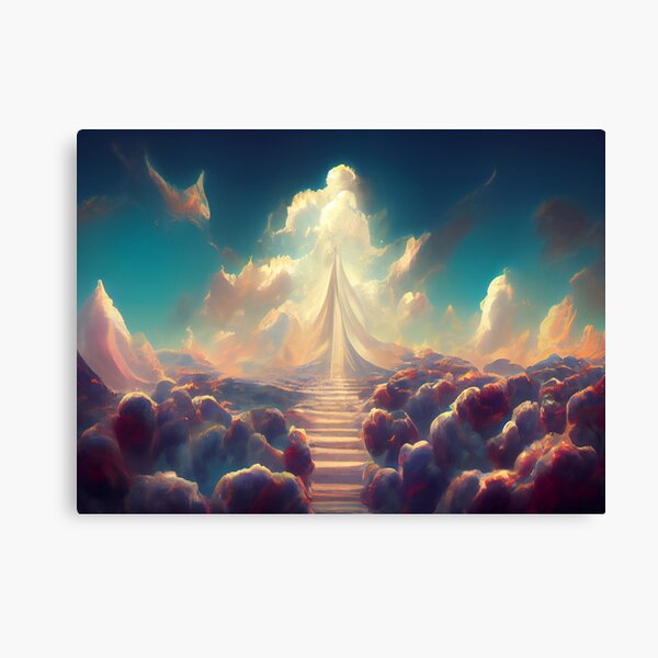 Stairway to Heaven Angel Wings Backdrop Church Christian