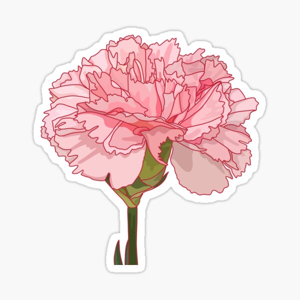 Item preview, Pink Carnation designed and sold by Hillow Illustration.