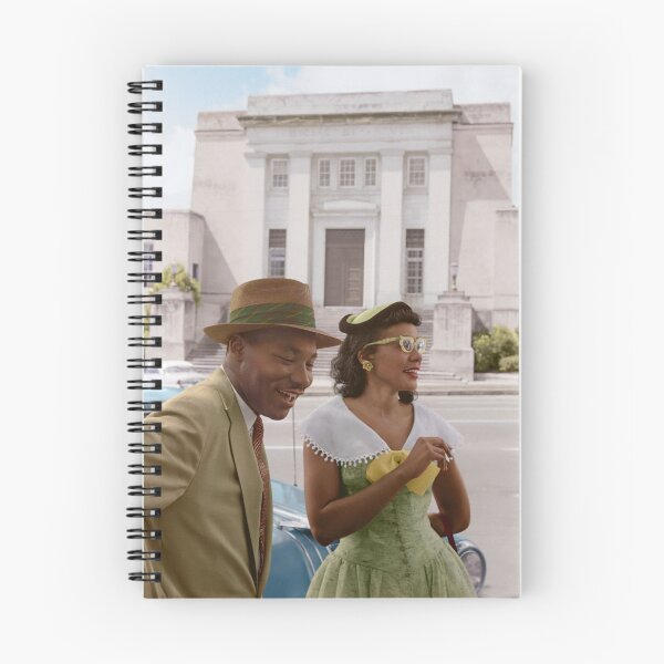 Item preview, Martin Luther King, Jr. and Coretta Scott King in 1956 - Colorized designed and sold by Jared Andersen.