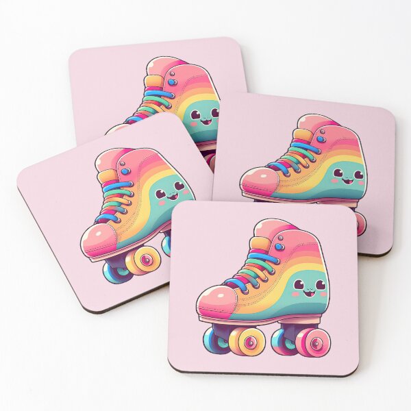 Item preview, Rainbow Roller Skates designed and sold by ultra-cute.