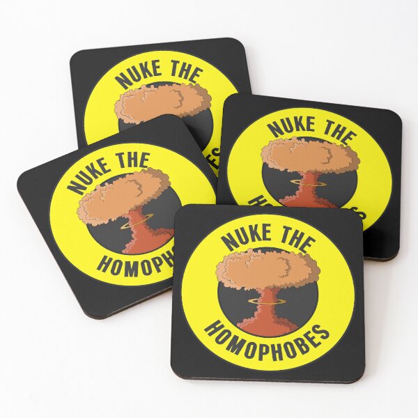 Item preview, Nuke The Homophobes - Anti Homophobia designed and sold by Picket Club.
