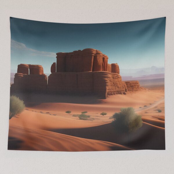 Item preview, Desertic Landscape | Beautiful Landscapes | Original Digital Art designed and sold by ArtworkbyEmmy.