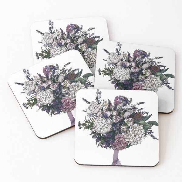Item preview, Purple Bouquet designed and sold by Hillow Illustration.