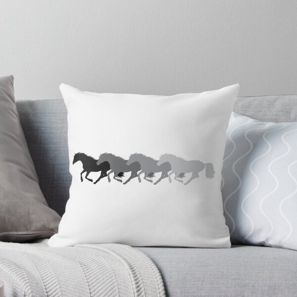 Item preview, Four Horses Gray Scale designed and sold by petsblogs.
