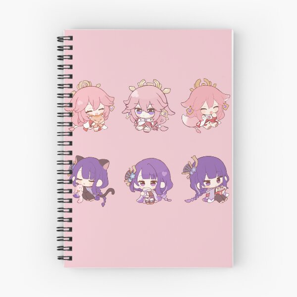 Item preview, Yaemiko Raiden Baal Cute Chibi Kawaii - Genshin Impact designed and sold by Sara2806.