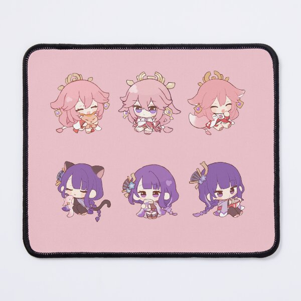 Item preview, Yaemiko Raiden Baal Cute Chibi Kawaii - Genshin Impact designed and sold by Sara2806.