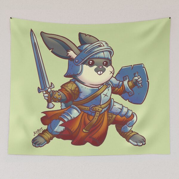 Item preview, BattleBunnies: Fighter WarBunny designed and sold by Rubus.