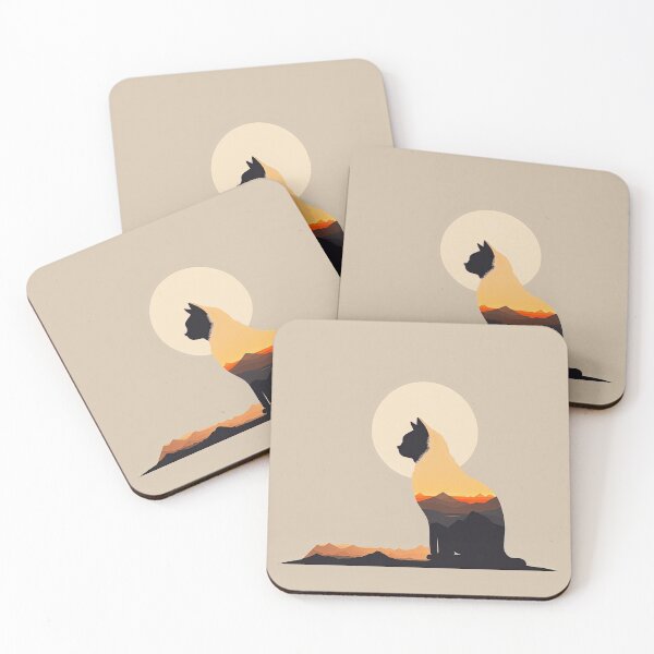 Item preview, gato mirando el atardecer designed and sold by Chillapy.