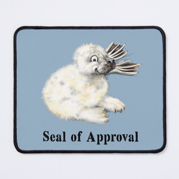 Item preview, Seal of Approval | B Cartoon Seal Pup T-Shirt designed and sold by Snootrac.