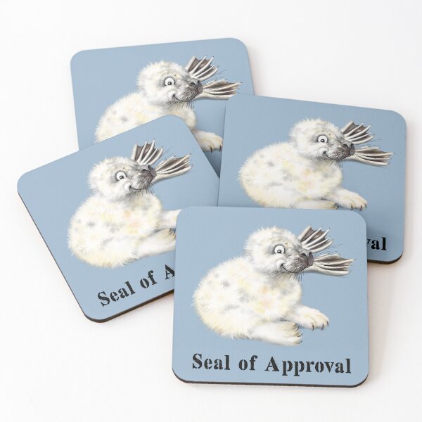 Item preview, Seal of Approval | B Cartoon Seal Pup T-Shirt designed and sold by Snootrac.