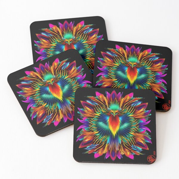 Item preview, Fire Phoenix - Flower Design designed and sold by JediNeil.
