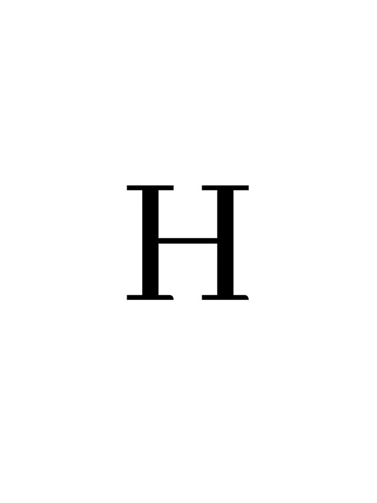 Thumbnail 4 of 4, iPhone Case, H Initial designed and sold by RubyPowerrs.