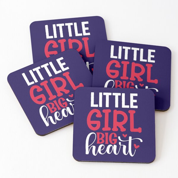 Item preview, Little Girl Big Heart, Valentine gift for Girls designed and sold by Sunnyhova.