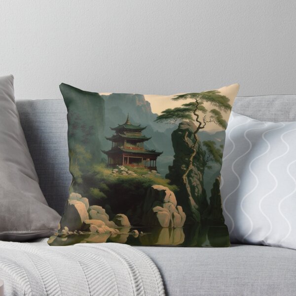 Item preview, Ancient Chinese Landscape designed and sold by faewildlingart.