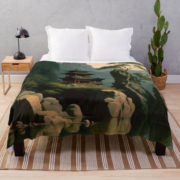Item preview, Ancient Chinese Landscape designed and sold by faewildlingart.