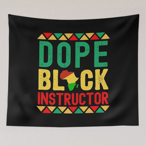 Item preview, Dope Black Instructor - Melanated Instructor, Dope Black Teacher, Black Female Teacher, Melanated Teacher, Black Educator, Dope Black Educator, Dope Black Professor designed and sold by jadedscientist.