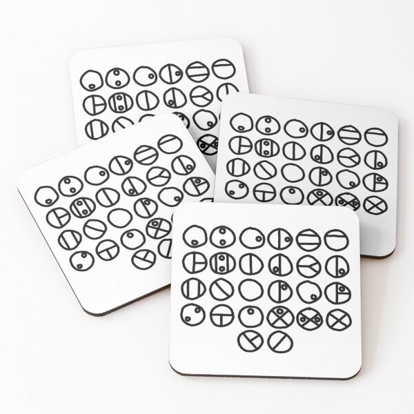 Item preview, Matoran alphabet, handwritten (white bg) designed and sold by HK-C.
