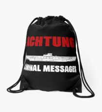 Achtung - SUB liminal Messages - U-Boat Drawstring Bag