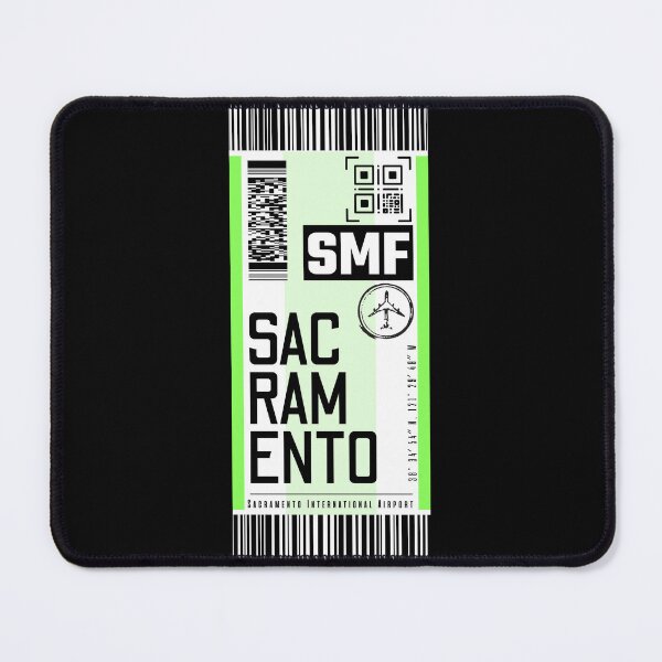 Item preview, SACRAMENTO SMF classic luggage tag flight stickers designed and sold by LeddsoDello.