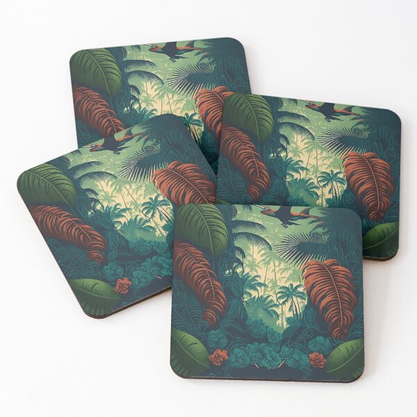 Item preview, Congo Rainforest Vintage Travel Art Poster designed and sold by OldTravelArt.