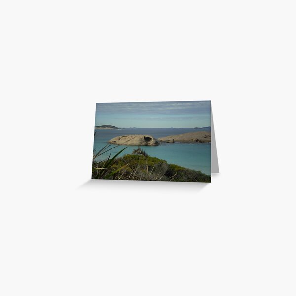 One Cave, One View Greeting Card