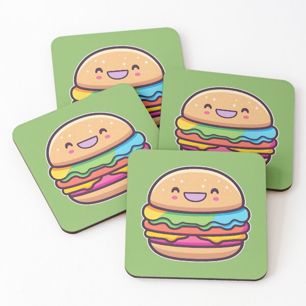 Item preview, Happy Rainbow Hamburger designed and sold by ultra-cute.