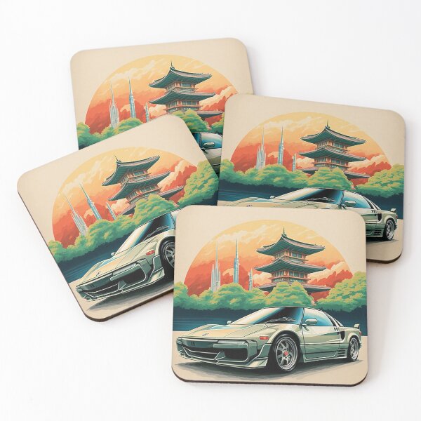 Item preview, Japan Honda NSX Vintage Travel Art Poster designed and sold by OldTravelArt.
