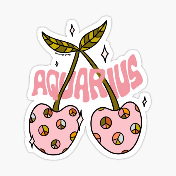Item preview, Aquarius Cherries designed and sold by doodlebymeg.