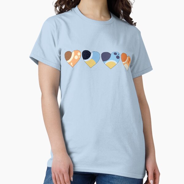 Item preview, Heeler Family Love Hearts | Bluey-Inspired Color Palette Hearts designed and sold by DAFredette.