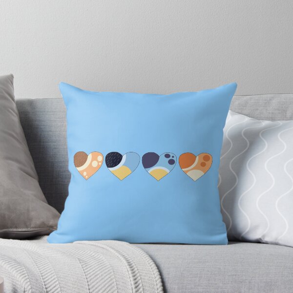 Item preview, Heeler Family Love Hearts | Bluey-Inspired Color Palette Hearts designed and sold by DAFredette.