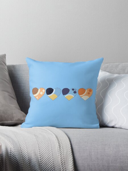 Item preview, Heeler Family Love Hearts | Bluey-Inspired Color Palette Hearts designed and sold by DAFredette.
