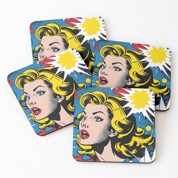 Item preview, Comic Book Cool: Roy Lichtenstein Inspired T-Shirt designed and sold by Abdullasalem.